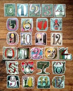 【完売】ヒグチユウコ★ボリス雑貨店　テープカット『NUMBER』１巡 ２６柄のサムネイル