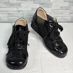 Miss Kyouko ミスキョウコ　コンフォートシューズ　エナメル　メッシュのサムネイル
