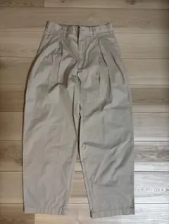 UNIQLO U タックワイドパンツ　グレー　321-475596 73センチ