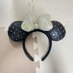 ディズニーカチューシャ　キルティング　ミニー