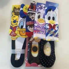 ディズニーキャラクターソックスセット 23-25cm