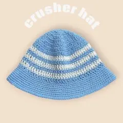 クラッシャーハット ビーニー クロシェハット バケットハット ユニセックス