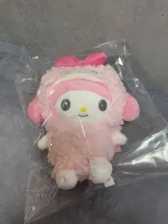 マイメロディ　大好きなお友だちといっしょ　マスコットホルダー ぬいぐるみ