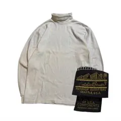 【入手困難】80s EDDIE BAUER タートルネックロンT ホワイト M