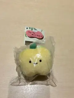 にっこりーノ　フルーツのぬいぐるみ3 青リンゴ(ハーフ)①