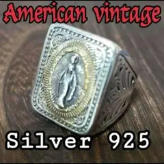 ★シルバーS925刻印有り★聖母マリア★メキシカンリング★ヴィンテージ★新品のサムネイル