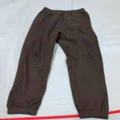 ブラウン フリースパンツ 小さな汚れあり