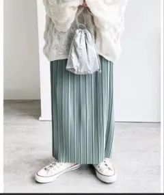 recaプリーツロングスカート Lサイズ