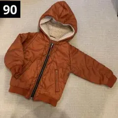 kids case キッズケース　フード付裏ボア　ジャンパー　ジャケット　92