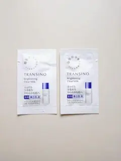 トランシーノ 薬用ブライトニングクリアミルク 試供品 サンプル 2包のサムネイル