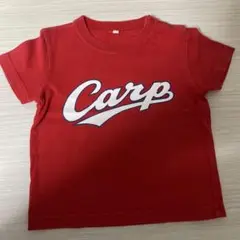 赤いTシャツ Carp Dohbayashi 7 サイズ90