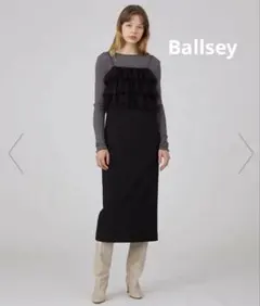 Ballsey シフォンチュールキャミソールワンピース 価格35,200円