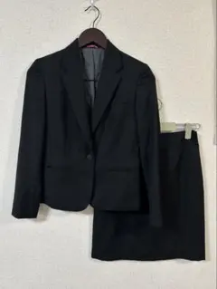 Miss JUNKO スーツ　セットアップ　スカート　黒 ミスジュンコ7号、9号