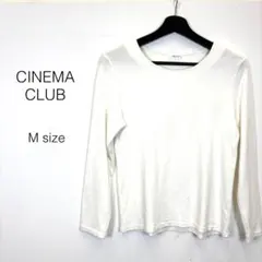 CINEMA CLUB 長袖カットソー ホワイト Mのサムネイル