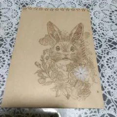 ハンドメイド❁平袋❁封シール付❁うさぎ