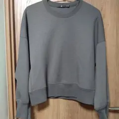 UNIQLO +J ユニクロ ドライクロップドスウェットシャツ グレー S