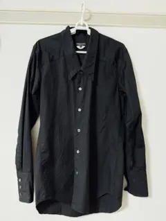 COMME des GARÇONS HOMME PLUS ブラック長袖シャツXS