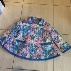 fafa フェフェ　花柄キルティングコート 110