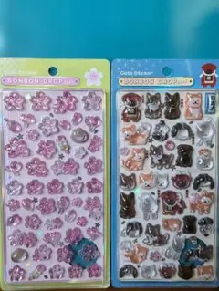 ボンボンドロップシール和柄2種セット