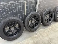 バリ溝 美品265/70R17 スタッドレス タイヤホイールセット 150プラド
