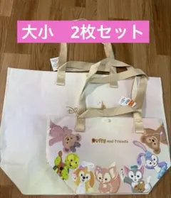 香港ディズニーランド　ダッフィー　エコバッグ　ショッピングバッグ　HKDL限定