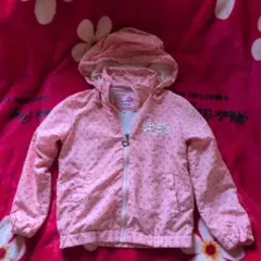 ピンクドット柄ジャケット120cm