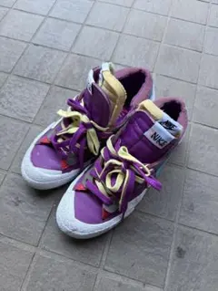 NIKE KAWS Blazer Low Purple カウズコラボスニーカー