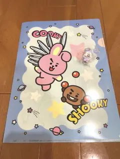 BT21 くら寿司 mang フィギュア　クリアファイル