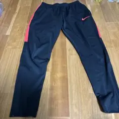 Nike Dri-FIT ジャージパンツ M ブラック/レッド