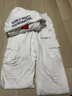 ALENCY ホワイト フーディーセットアップ　おまとめ割あり