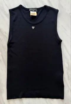 CHANEL シャネル　ノースリーブニット　タンクトップのサムネイル