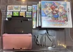 任天堂 3DS 本体 ピンク＋カセット