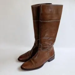 美品 BARCLAY バークレー ロングブーツ 23.5cm 本革 日本製のサムネイル