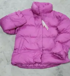 ユニクロ　ウルトラライトダウン　Mサイズ　コクーンジャケット　12 ピンク
