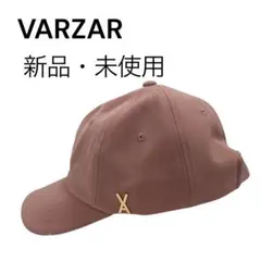 【未使用】VARZAR バザール キャップ ピンク ゴールドスタッズ 小顔効果