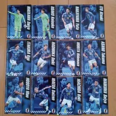 日本代表サッカー選手トレカセット