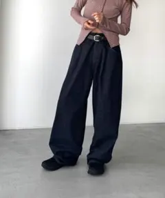 新品未使用】広瀬すず×CLANE TUCK WIDE DENIM PANTS - メルカリ