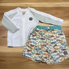 【80サイズ】petit main 水着 上下セット