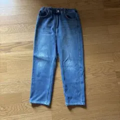 キッズ 裏起毛 デニムパンツ 130cm バースデイ