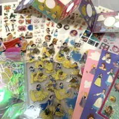 か*め様 ディズニー　いろいろシール　立体やフレーク♡キラキラ♡またまた追加♡廃