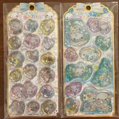 【正規品】カミオジャパン ぷくぷくあわわちゃん ウォーターインシール 2種セット