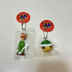 スーパーマリオ ルイージ ノコノコ キーホルダー２個セット