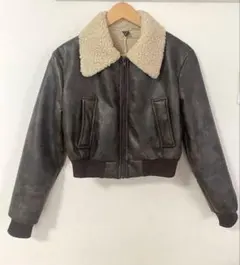 ブラウン レザージャケット