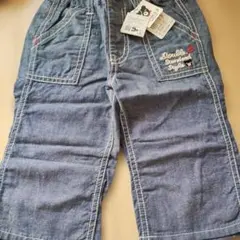 DOUBLE B デニムハーフパンツ