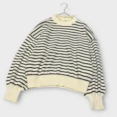 earth music&ecolog/ニット/フリル/ハイネック プルオーバー