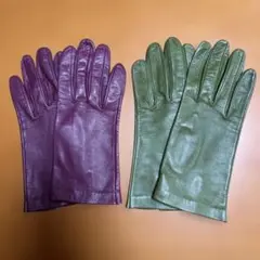 セルモネータ　レザー手袋 2点セットのサムネイル
