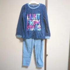 [新品]子供用パジャマ 130cmフリース上下セット