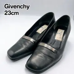 【極美品】Givenchy レザー パンプス ロゴ金具 黒 23cmのサムネイル