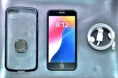 超美品‼️iPhoneSE3 SIMフリー64GBバッテリー新品+ガラスフィルム付