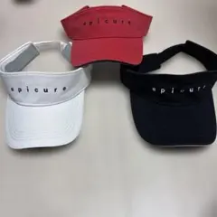 ゴルフ用 バイザー 3色セット